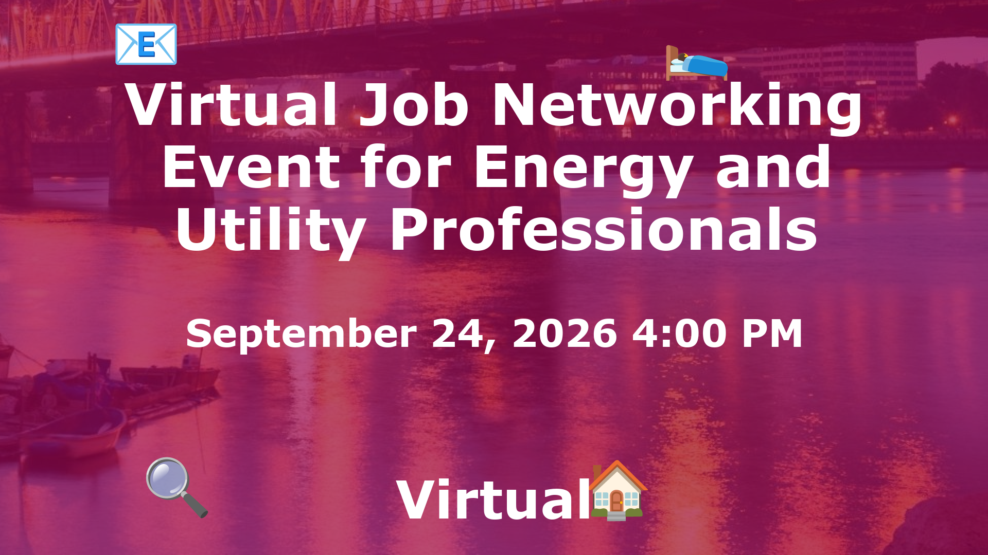 Virtual Job Networking Event for Energy and Utility Professionals event image